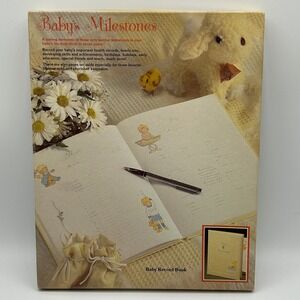 Vintage Baby's Milestones Memory Record Book Gibson Birth to Seven Years USA NEW